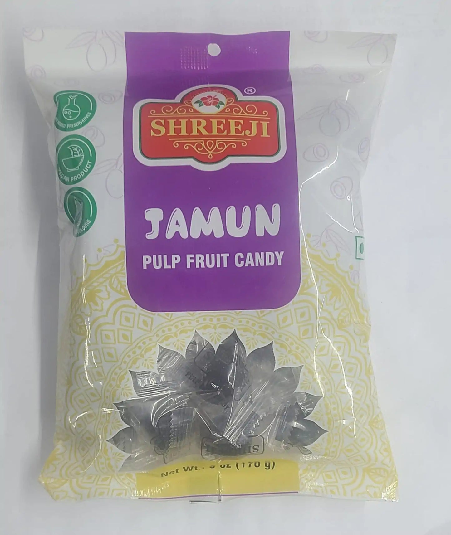 Shreeji Jamun Pulp Fruit Candy - 170 GM
