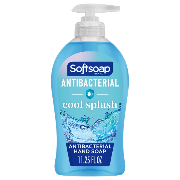 Softsoap Clean & Protect Antibacterial Liquid Hand Soap, Cool Splash Hand Soap, 11.25 Oz