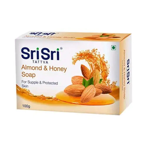 Sri Sri Tattva Almond & Honey Soap - 100 GM