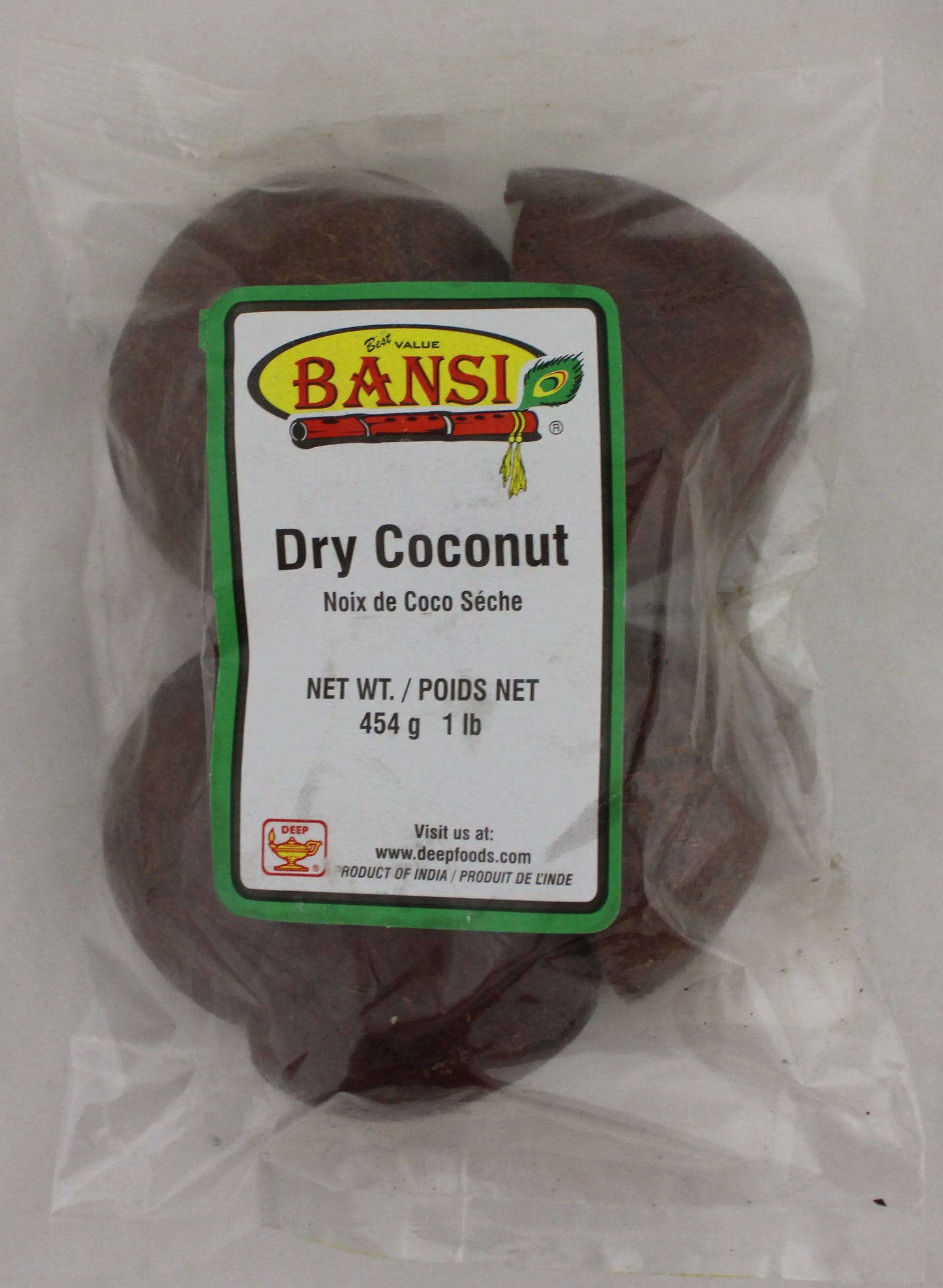 Deep Bansi Dry Coconut - 1 LB