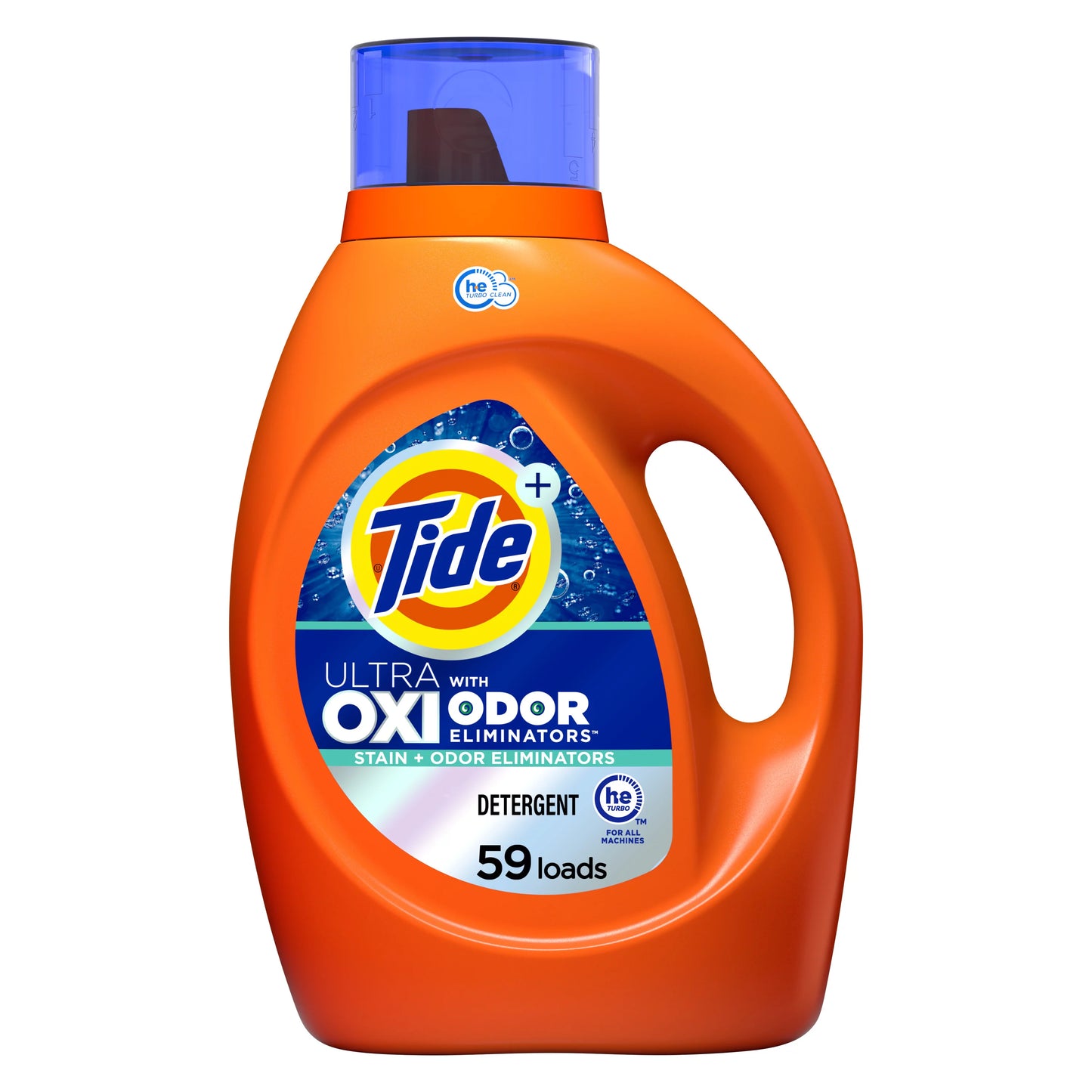 Tide Ultra OXI with Odor Eliminators Liquid Laundry Detergent, 92 oz., For Visible and Invisible Dirt