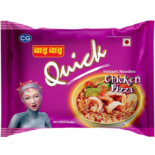 Wai Wai Pizza Chicken Noodles 75gm