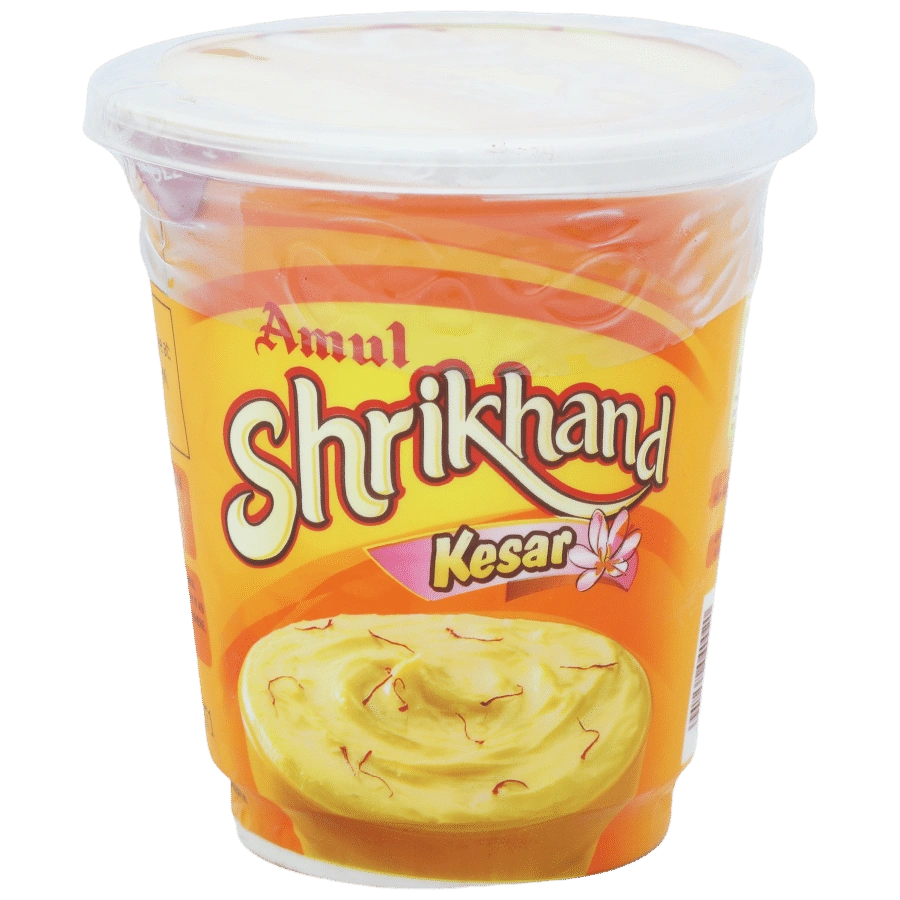 Amul Almond Shrikhand Kesar 16oz