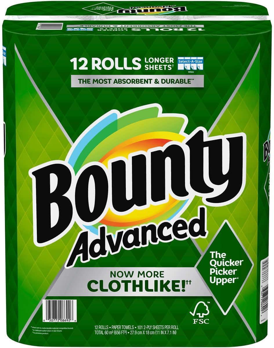Bounty 12 Rolls