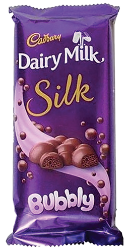 Cadbury Dairy Milk Silk Bubbly 120Gm