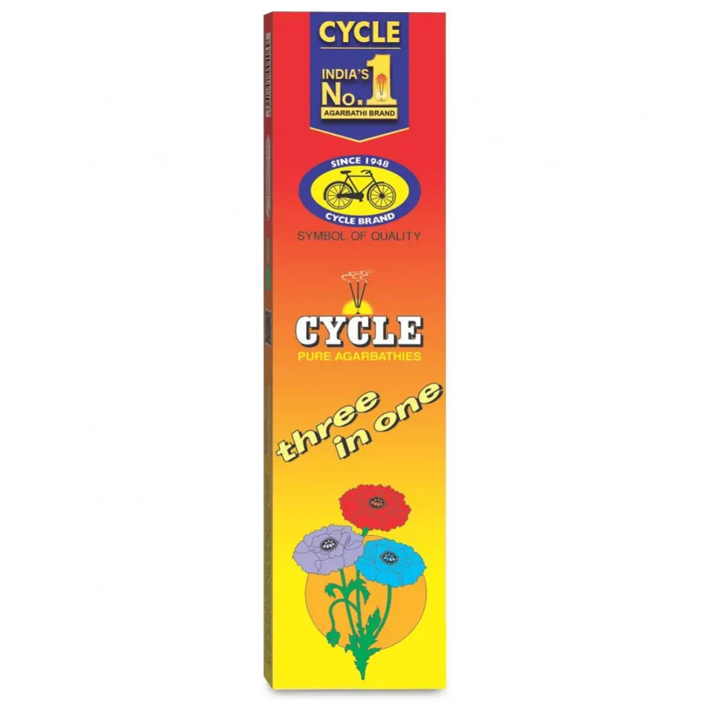 Cycle 3 In 1 Agarbatti (120 STICKS)