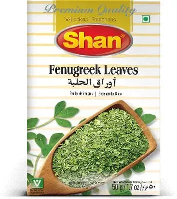 Shan Dry Fenugreek Leaves 50 gm box