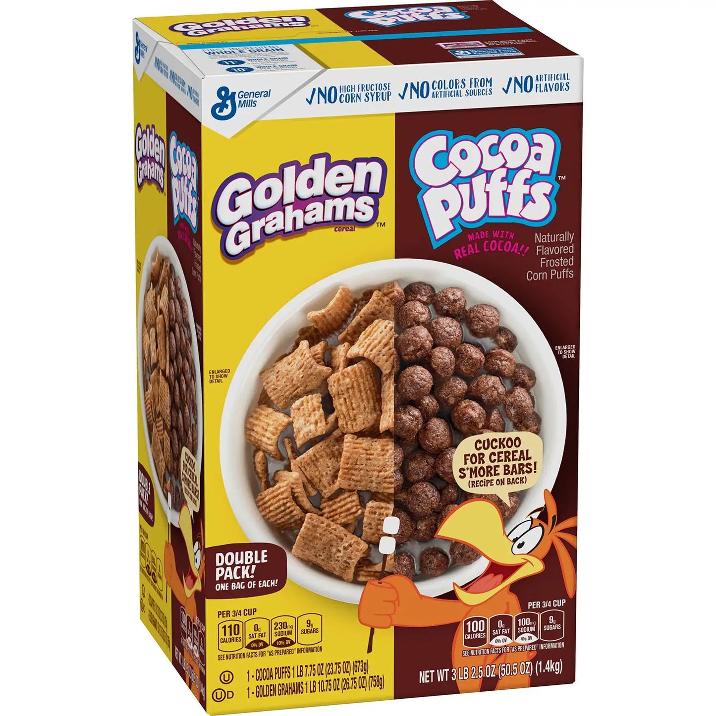 Golden Graham & Cocoa Puff Variety Pack Cereal (50.5 Oz.)