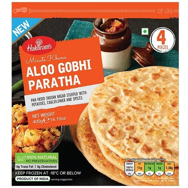 Haldiram's Aloo Gobhi Paratha 400Gm