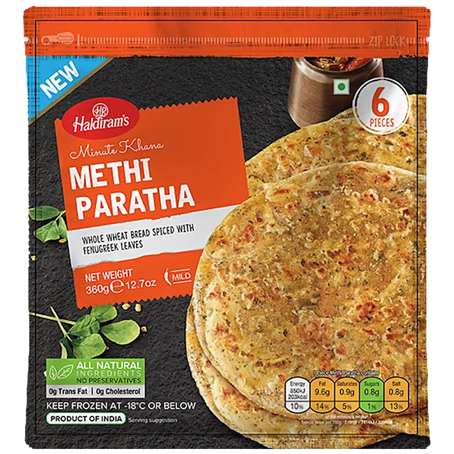 Haldiram's Methi Paratha 300Gm