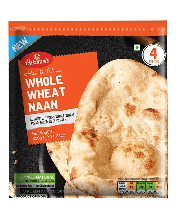 haldiram whole wheat naan