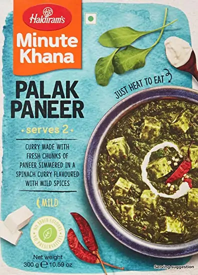Haldiram Minute Khana Palak Paneer (300 GM)
