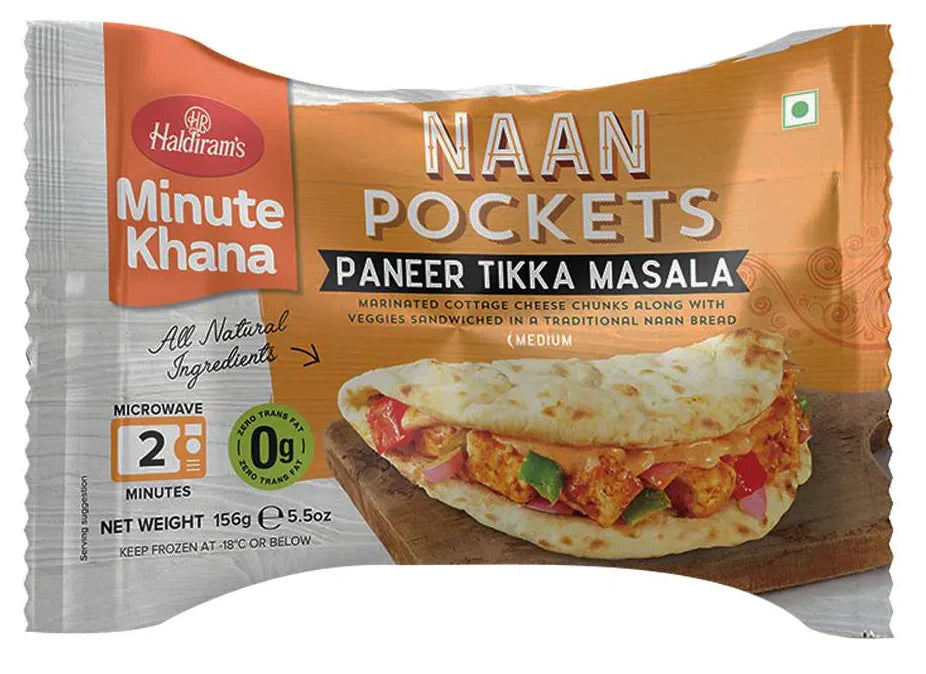 Haldiram's Nann Pocket Paneer Tikka Masala 156Gm