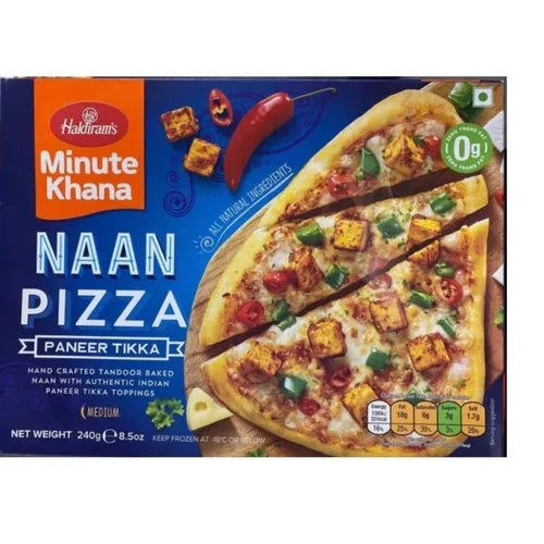Haldiram's Paneer Tikka Pizza Naan 240Gm