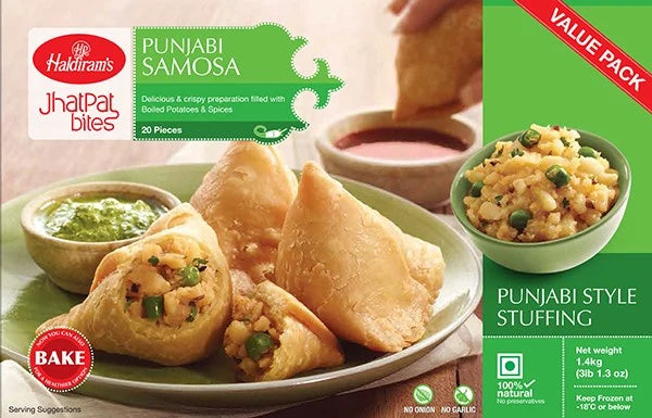Haldiram's Restaurant Punjabi Samosa (160 Pcs) 1.4Kg