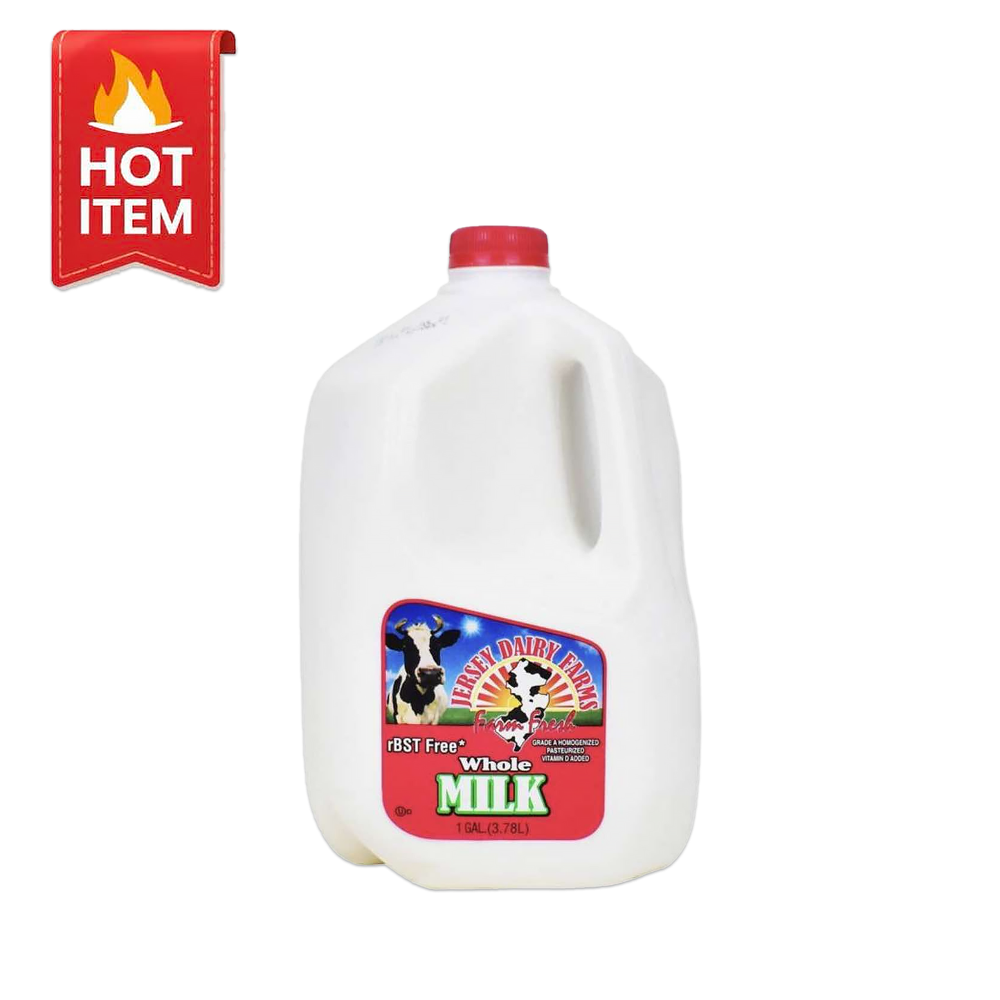 Jersey Dairy Farms Whole Milk 1 gallon