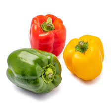 Tri-Color Bell Peppers (Shimla Mirch) 1 each