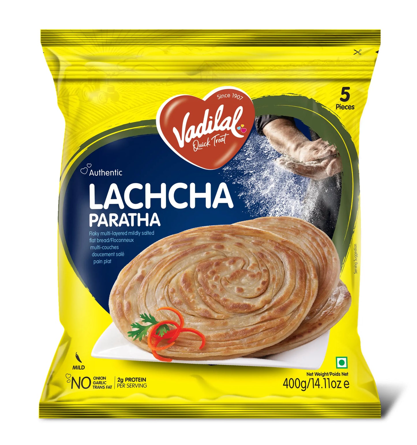 Vadilal Lachha Paratha - 5 PCS