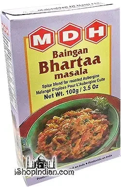 MDH Baingan Bhartaa Masala (Eggplant Curry Spice Mix) 3.5 oz box