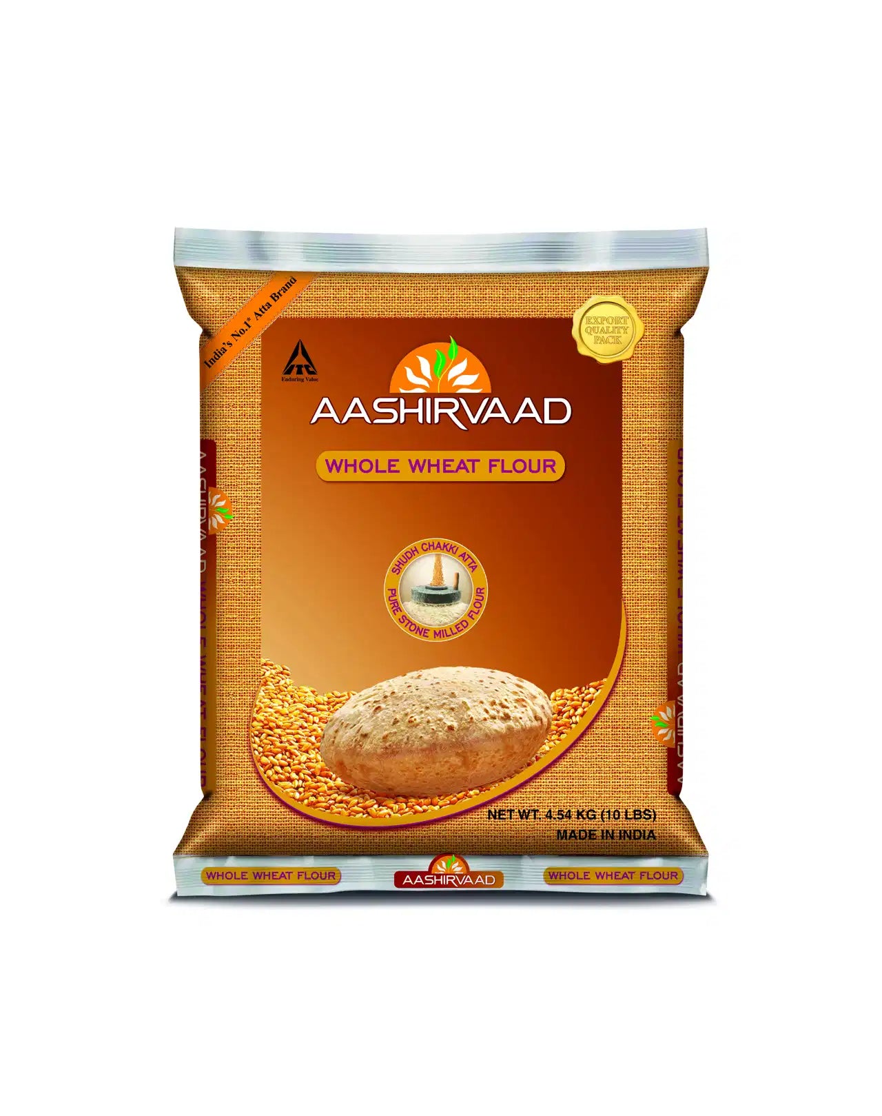 Aashirvaad Whole Wheat Atta 10LB