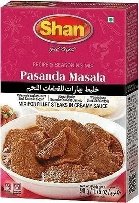 Shan Pasanda Curry Mix 50 gm box