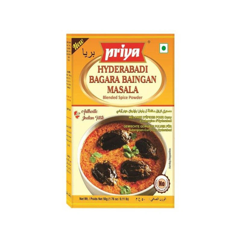 Priya Hyderabadi Bagara Baingan Masala 50Gm