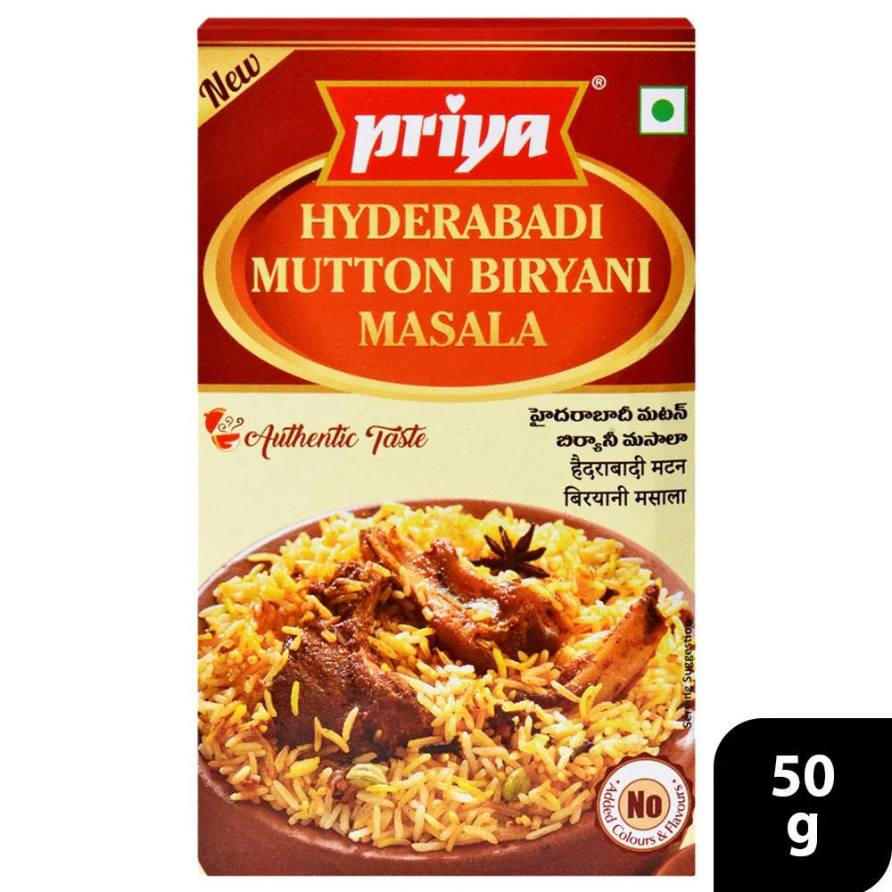 Priya Hyderabadi Mutton Biryani Masala 50Gm