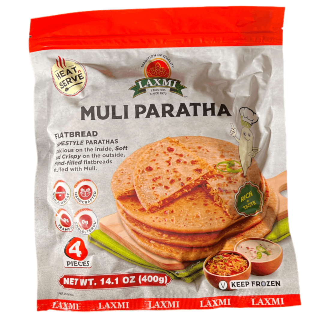 laxmi muli paratha 4pcs, 400gm
