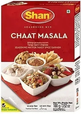Shan Chaat Masala Mix 100 gm box