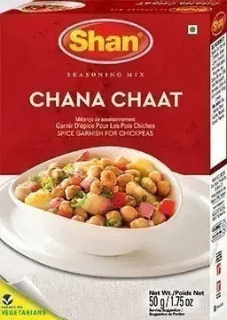 Shan Chana Chaat Spice Mix 50 gm box