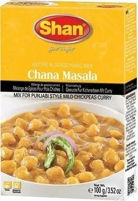 Shan Chana Masala Mix 100 gm box