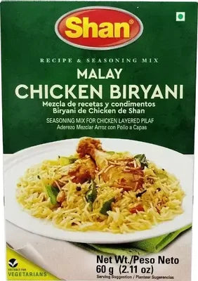 Shan Malay Chicken Biryani Mix 65 gm box