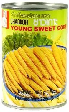 Chaokoh Young Sweet Corn 15 OZ
