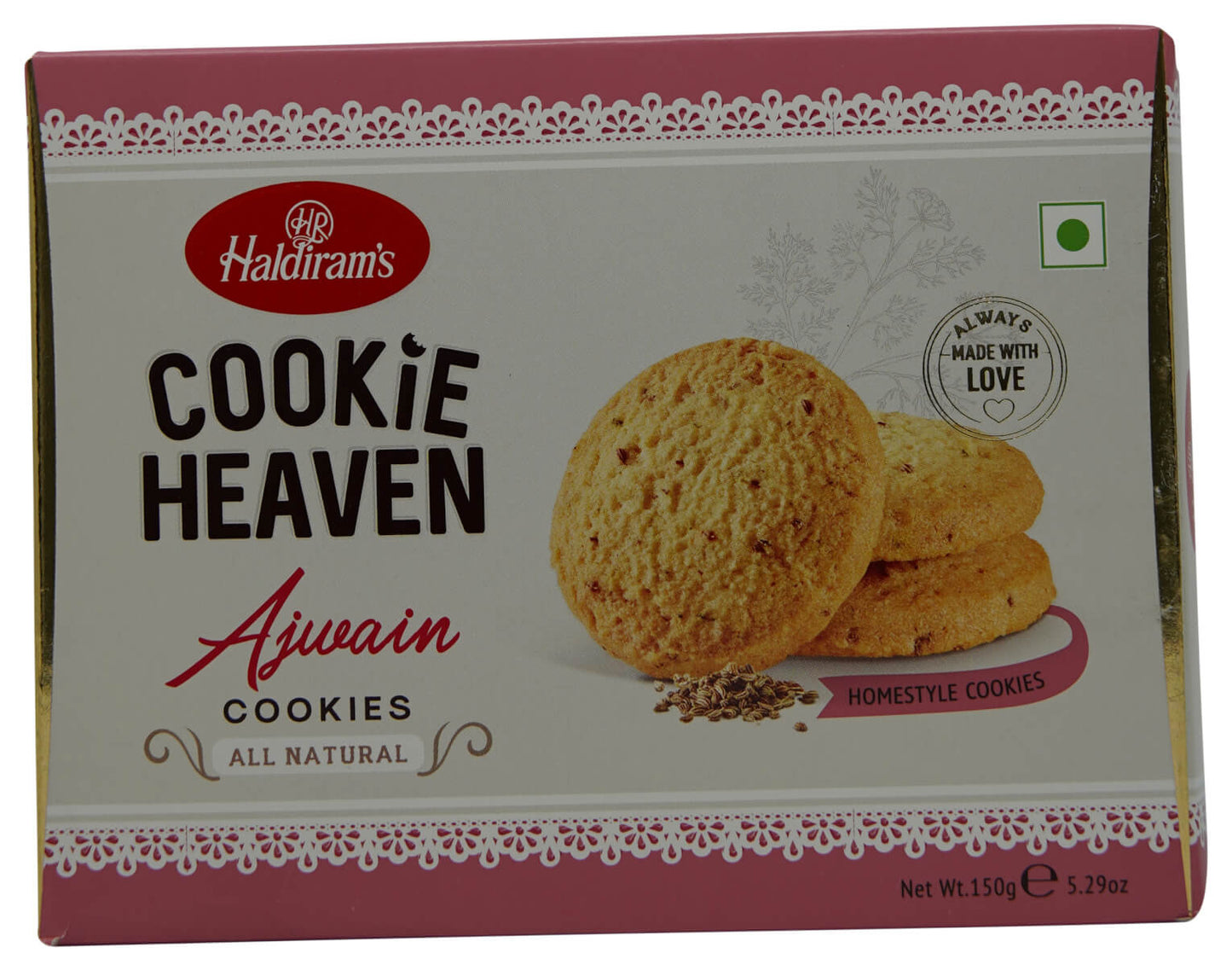 Haldiram Cookie Heaven Ajwain Cookies 150gm