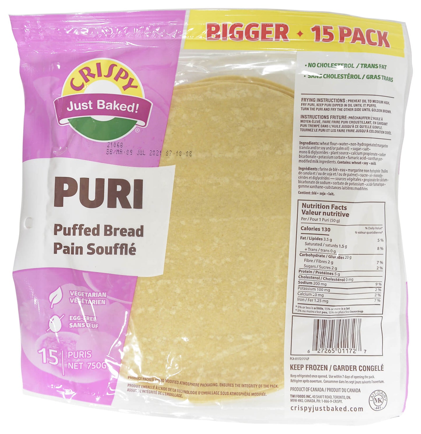 Crispy Puri 15Pieces