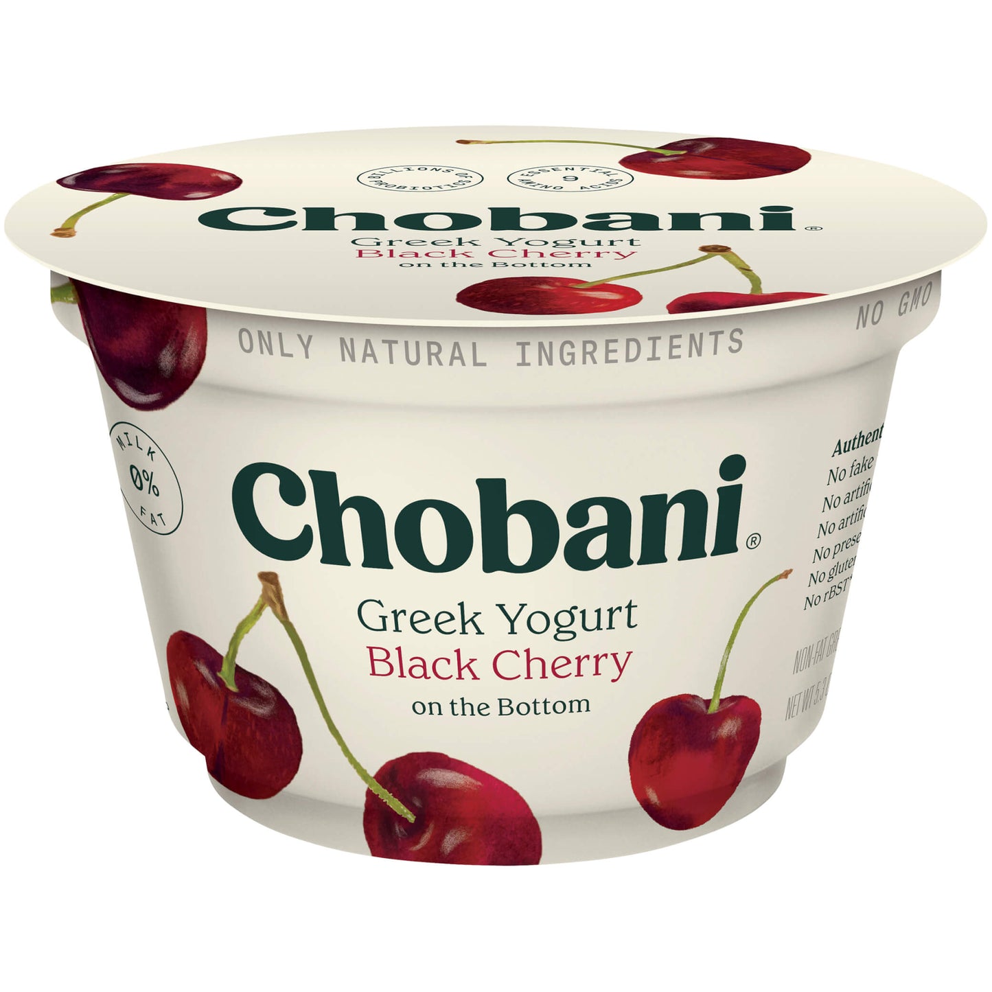 Chobani Black Cherry on the Bottom Non-Fat Greek Yogurt Cup 5.3oz