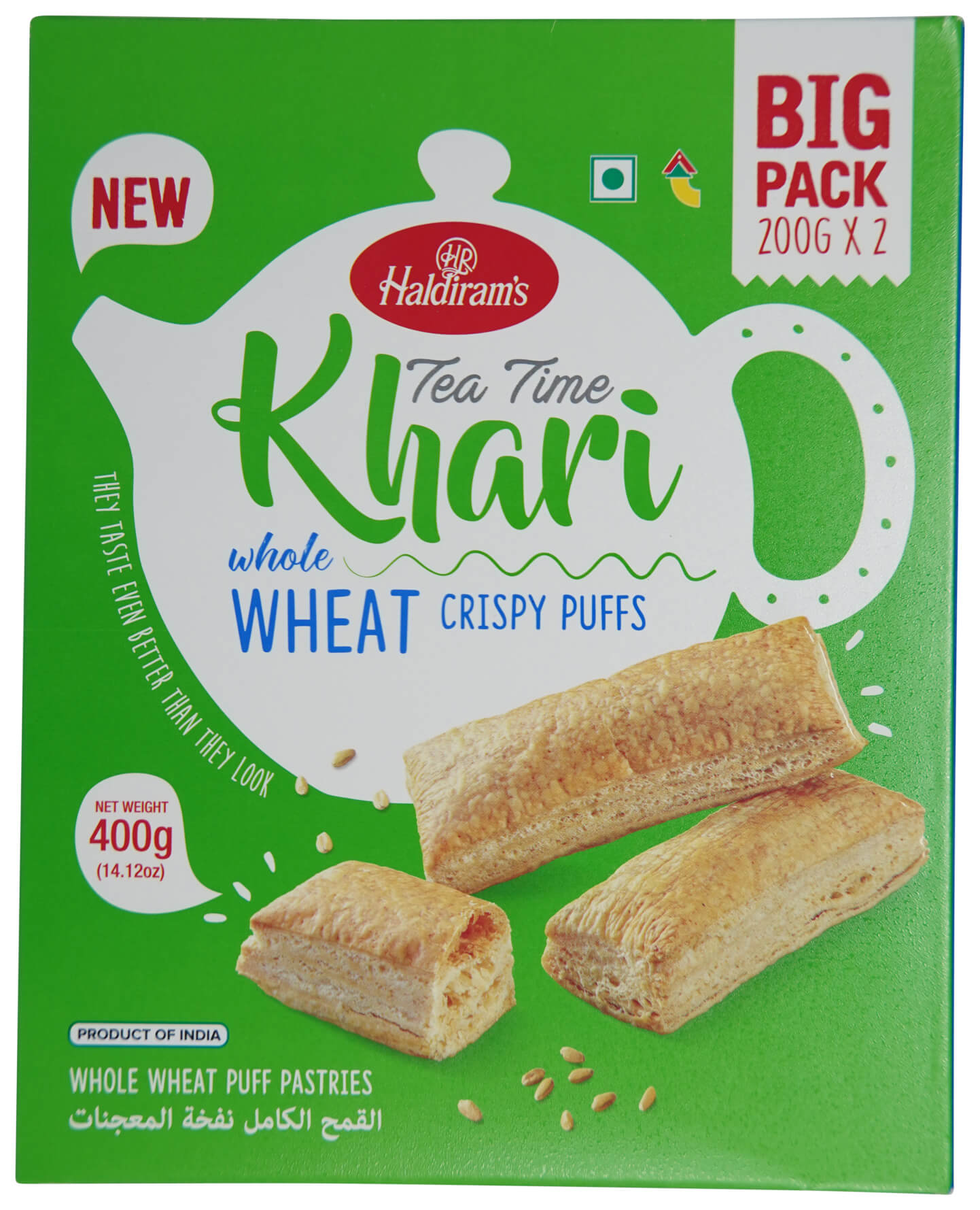 Haldiram's Tea Time Khari Whole Wheat 400gm