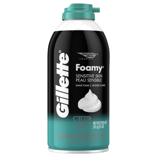 Gillette Foamy Sensitive Shave Cream 11 oz