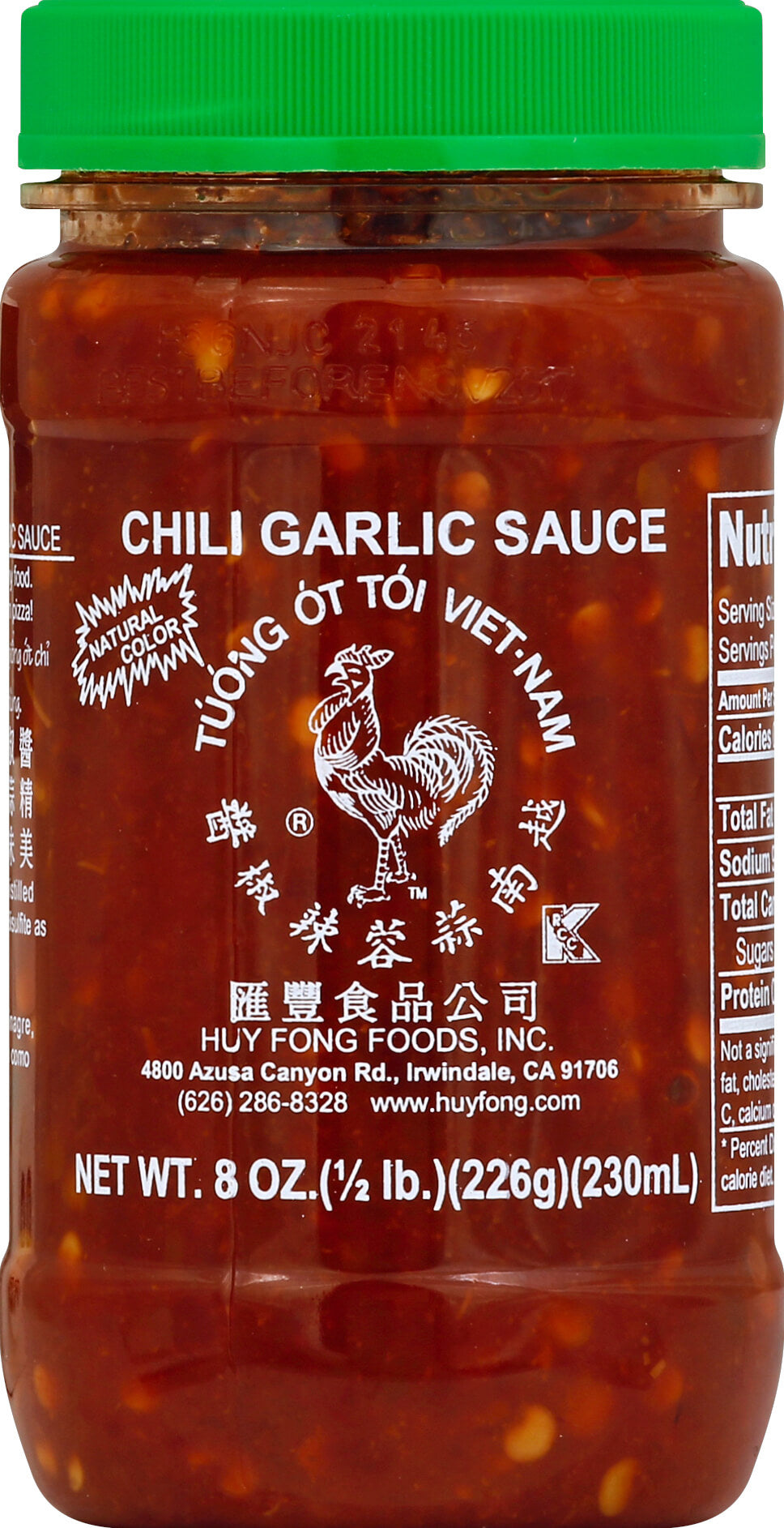 Huy Fong Chili Garlic Sauce 8oz