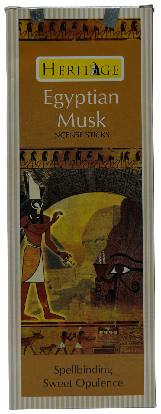 Heritage Agarbatti Egyptian Musk Incense 120 Sticks