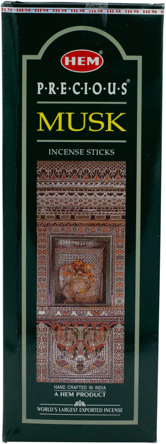 Hem Precious Musk Fragrance Incense Sticks 120 Count