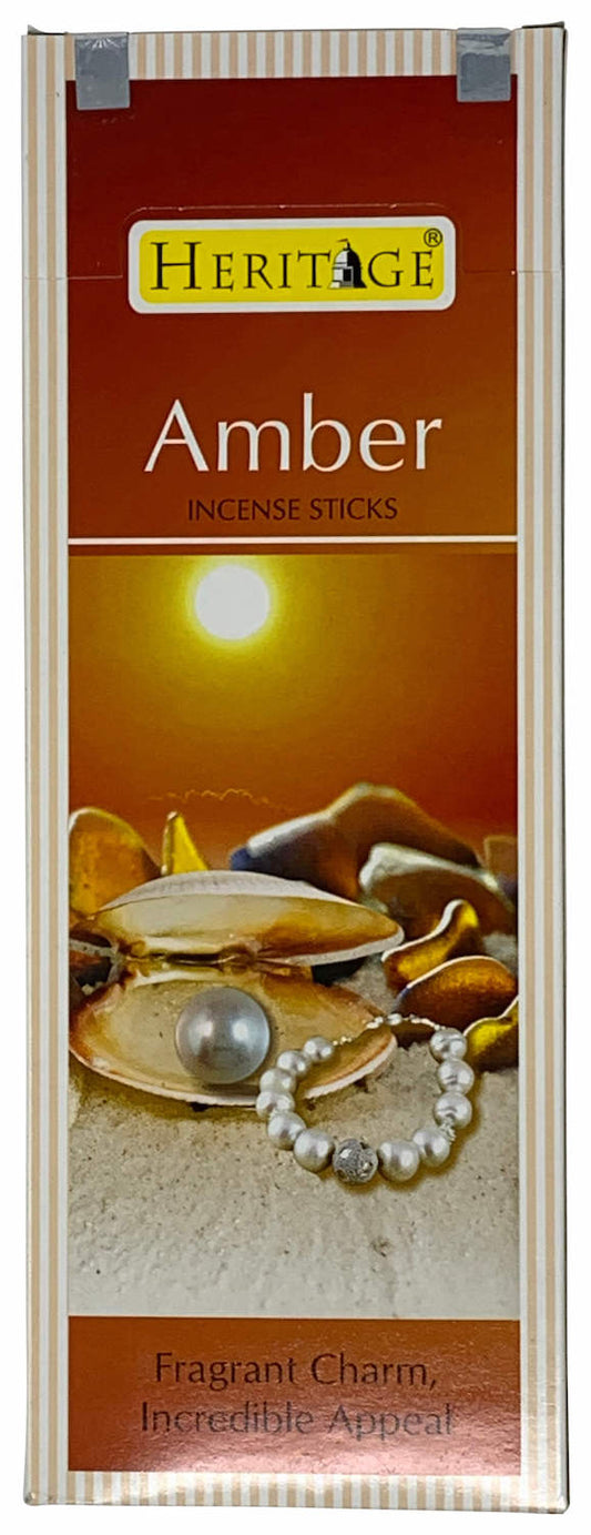 Heritage Amber Incense Sticks 120 Count