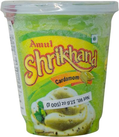 Amul Frozen Shrikhand Cardamom 500gm