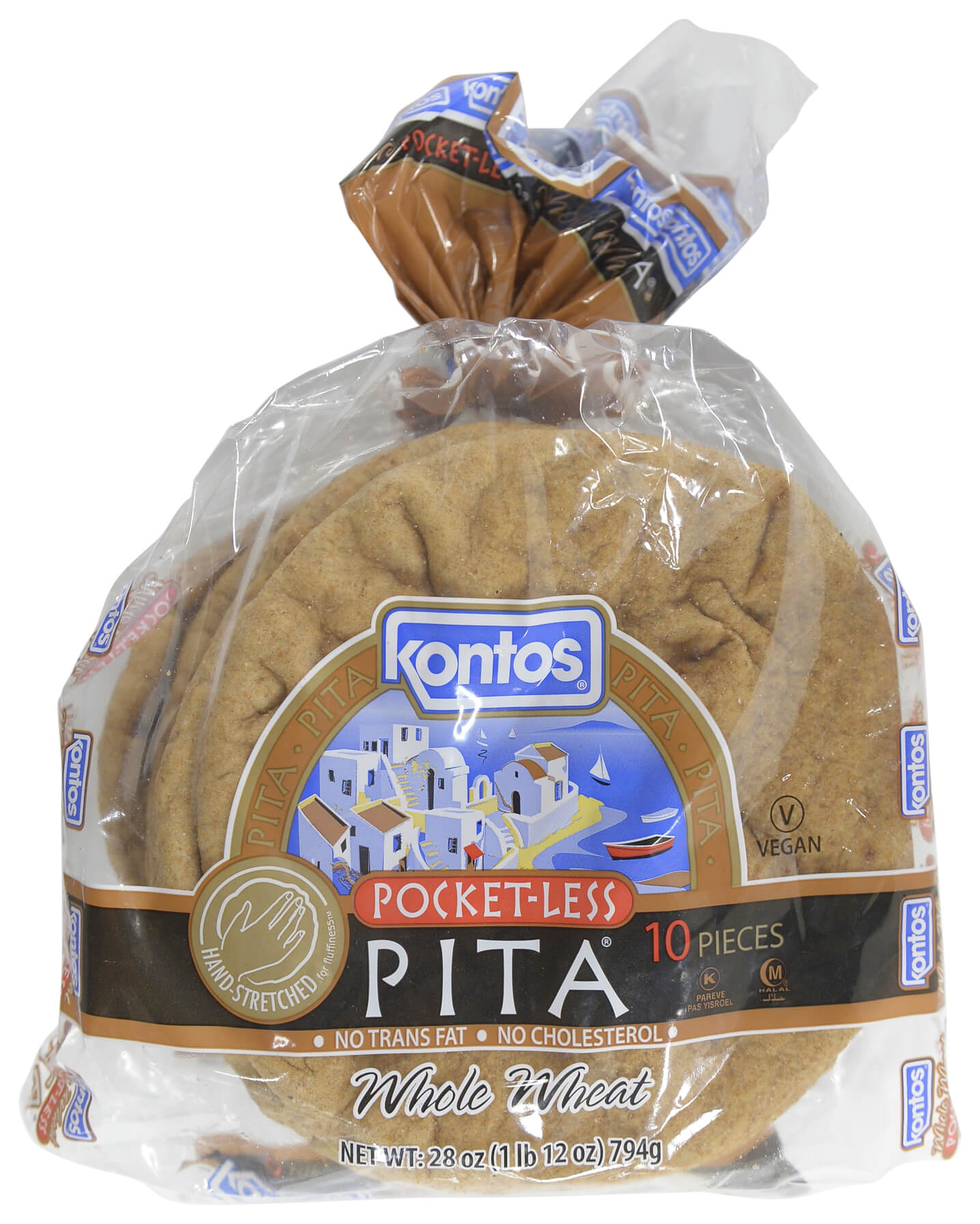 Kontos Pocket Less Pita 28 oz