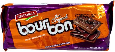 Britannia Bourbon Biscuits 6.9 Oz