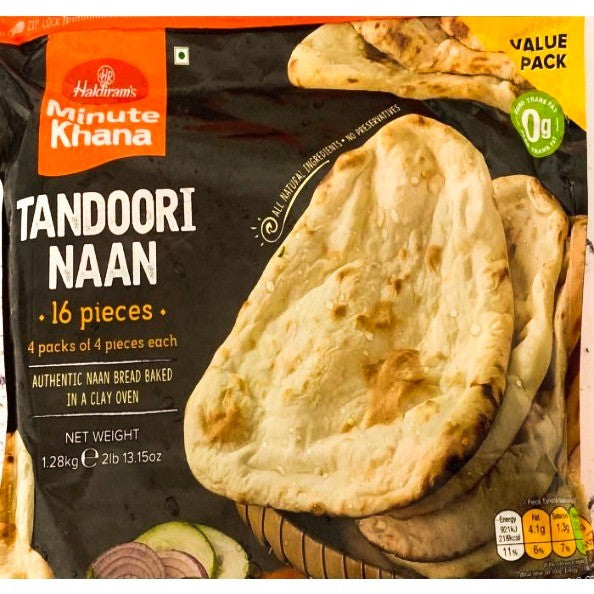 Haldiram’s Tandoori Naan 1.28Kg