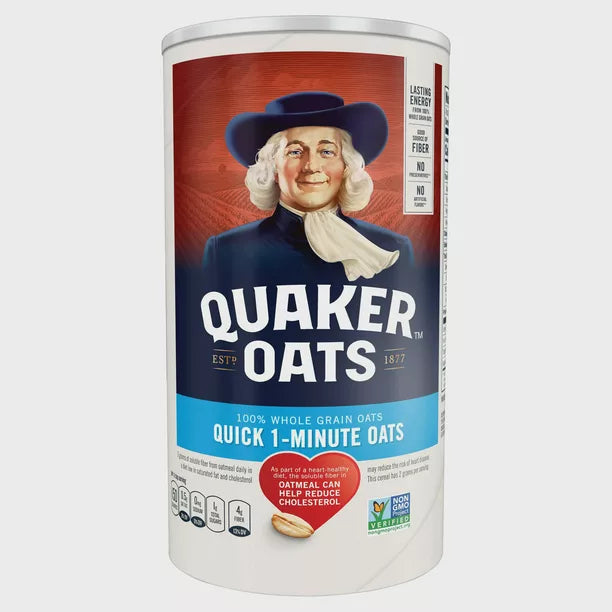 Quaker oats quick 1 minute oats