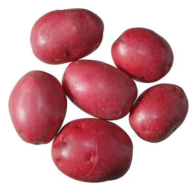 Loose red potato