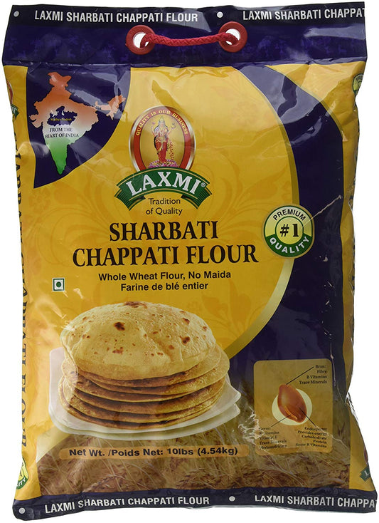 Laxmi Sharbati Whole Wheat Atta Chapati Flour 20LB