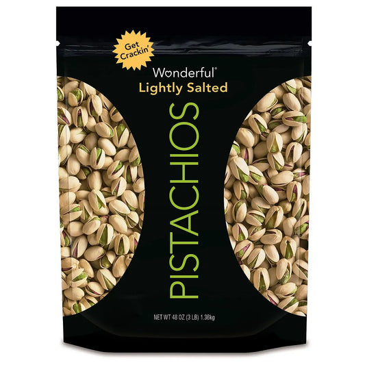 Wonderful Roasted Lightly Salted Pistachios (48 Oz.)